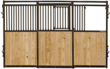 Priefert Premier Stall Fronts Bar/Wood